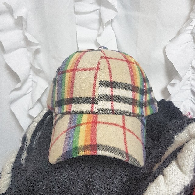 jouetie(ジュエティ)のRAINBOW CHECK CAP. レディースの帽子(キャップ)の商品写真