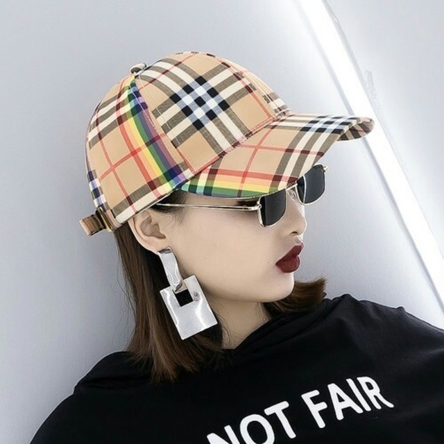 jouetie(ジュエティ)のRAINBOW CHECK CAP. レディースの帽子(キャップ)の商品写真