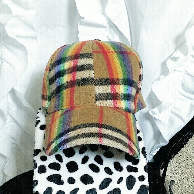 jouetie(ジュエティ)のRAINBOW CHECK CAP. レディースの帽子(キャップ)の商品写真