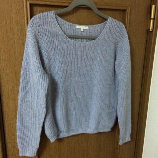 プロポーションボディドレッシング(PROPORTION BODY DRESSING)のブルーのニット(ニット/セーター)