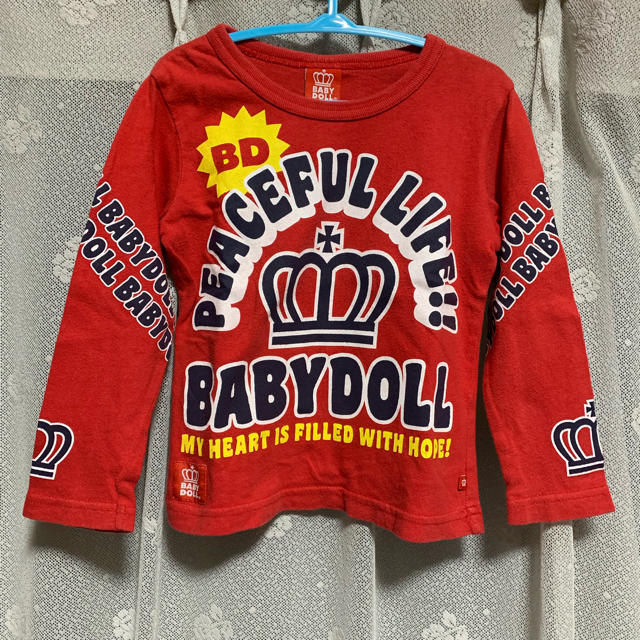 BABYDOLL(ベビードール)のTシャツ キッズ/ベビー/マタニティのキッズ服女の子用(90cm~)(Tシャツ/カットソー)の商品写真