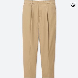 ユニクロ(UNIQLO)のコットンテーパードアンクルパンツ（丈標準64cm）(チノパン)