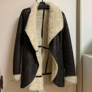 マウジー(moussy)のmoussy マウジー フェイクムートンコームートンコート アウター コート(ムートンコート)