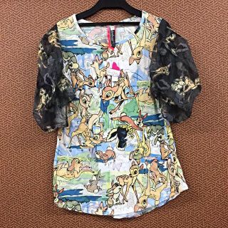 アチャチュムムチャチャ(AHCAHCUM.muchacha)のあちゃちゅむ バンビ Tシャツ(カットソー(半袖/袖なし))