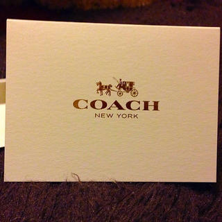 コーチ(COACH)のcoachメッセージカード(その他)