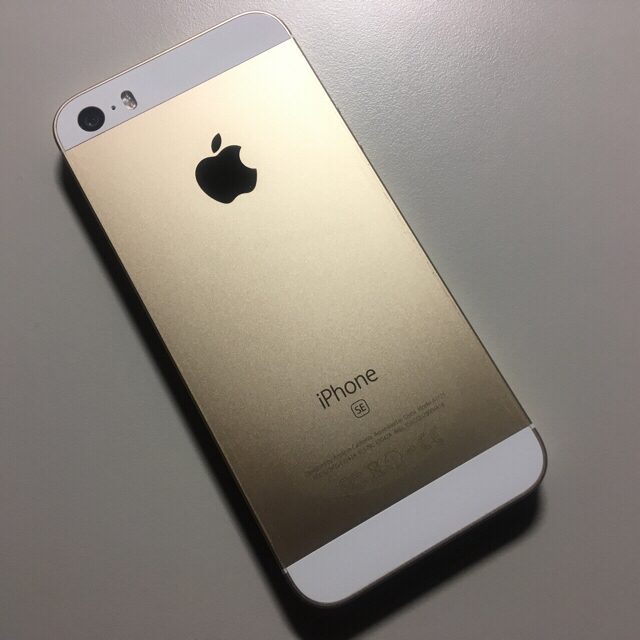 iPhoneSE 64GB ゴールド SIMフリー