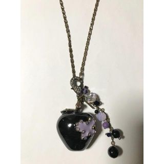 アナスイ(ANNA SUI)の（vivi様専用）アナスイ 黒林檎ネックレス＆茸ネックレス(ネックレス)