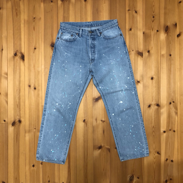 UNUSED(アンユーズド)のUNUSED UW0623 Painted Denim Pants メンズのパンツ(デニム/ジーンズ)の商品写真