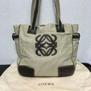 ロエベ(LOEWE)のロエベ　トートバッグ　キャンバス　アナグラム(トートバッグ)