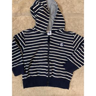 プチバトー(PETIT BATEAU)の専用！プチバトー マリニエール パーカー 3ans/95cm(Tシャツ/カットソー)