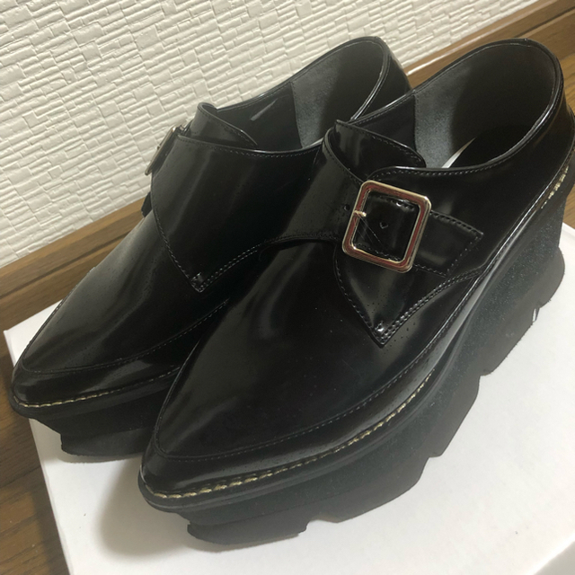 MURUA(ムルーア)のMURUA.厚底.ローファー.人気完売品.snidel.EVRIS.moussy レディースの靴/シューズ(ローファー/革靴)の商品写真