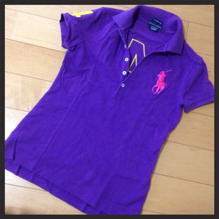 ラルフローレン(Ralph Lauren)のporo ラルフローレン（purple）(ポロシャツ)