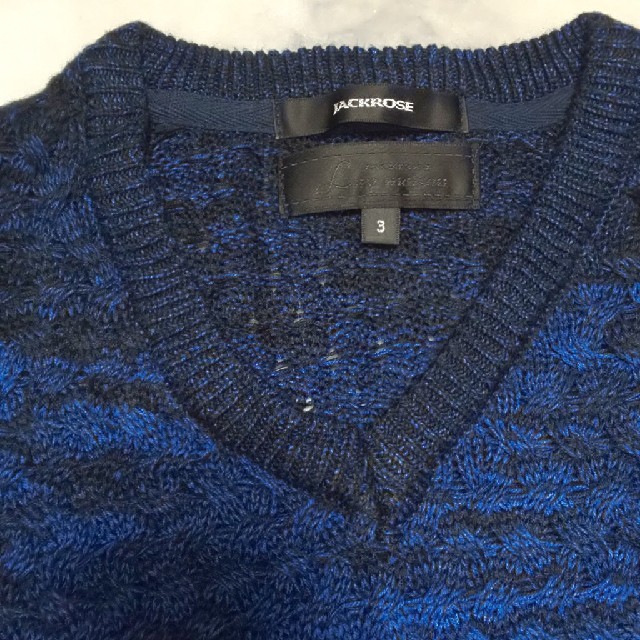 JACKROSE(ジャックローズ)のジャックローズ ラブメゾン セーター青 メンズのトップス(ニット/セーター)の商品写真