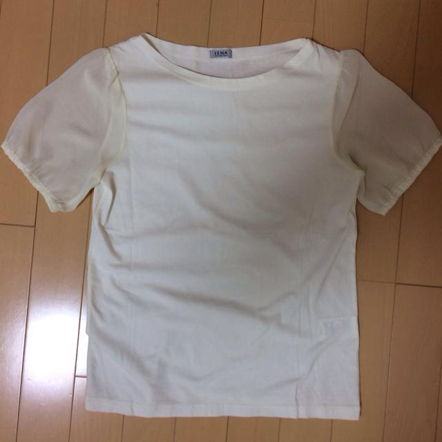 IENA(イエナ)のIENA 白Tシャツ レディースのトップス(Tシャツ(半袖/袖なし))の商品写真