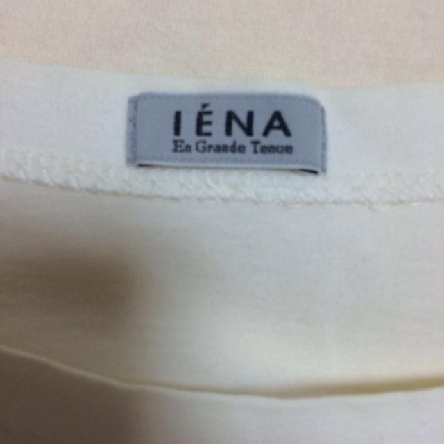 IENA(イエナ)のIENA 白Tシャツ レディースのトップス(Tシャツ(半袖/袖なし))の商品写真