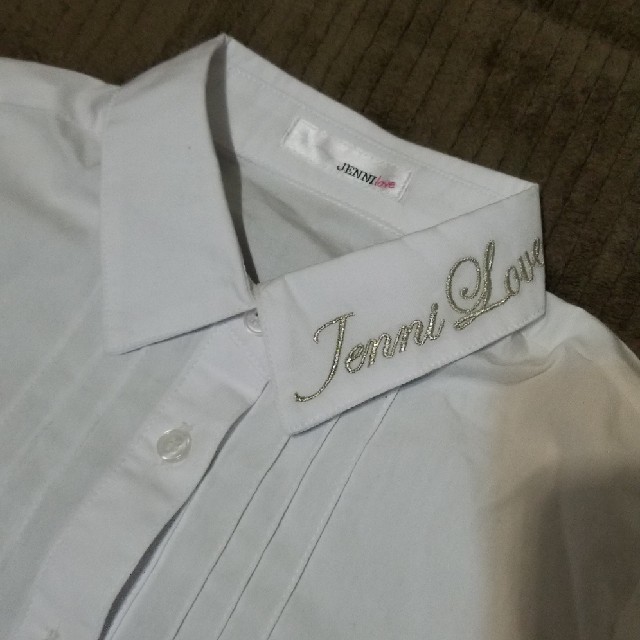 JENNI(ジェニィ)のJENNI 150 長袖ブラウス 白 キッズ/ベビー/マタニティのキッズ服女の子用(90cm~)(ブラウス)の商品写真