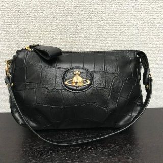 ヴィヴィアンウエストウッド(Vivienne Westwood)のヴィヴィアンウエストウッド　ショルダーバッグ　黒　オーブ　(ショルダーバッグ)