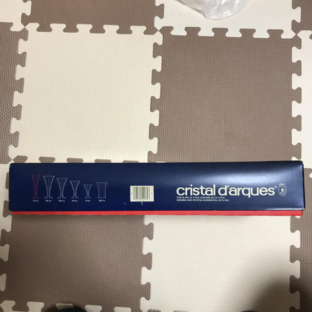 Cristal D'Arques(クリスタルダルク)のCristal D’Arques 6客セット インテリア/住まい/日用品のキッチン/食器(グラス/カップ)の商品写真