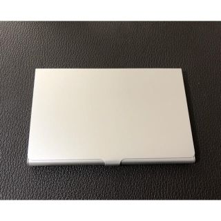 ムジルシリョウヒン(MUJI (無印良品))の無印良品 名刺入れ（アルミ）(名刺入れ/定期入れ)