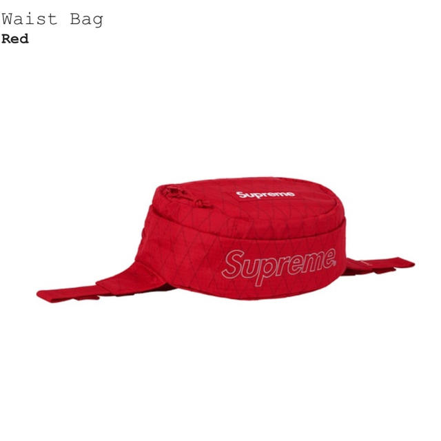 Supreme(シュプリーム)の【新品】Supreme Waist Bag / RED メンズのバッグ(ボディーバッグ)の商品写真