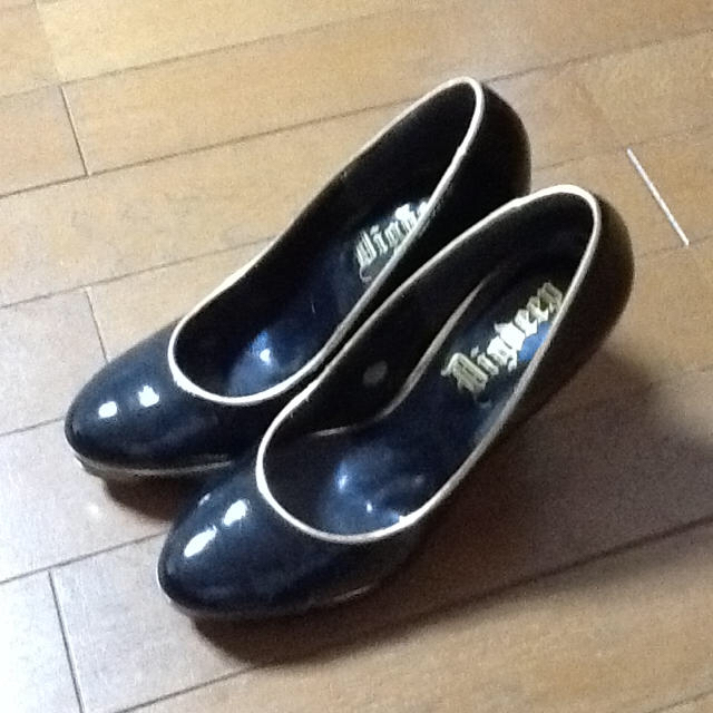 黒☆ハイヒールパンプス レディースの靴/シューズ(ハイヒール/パンプス)の商品写真