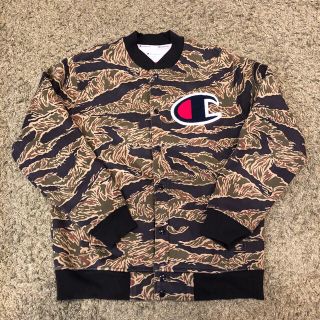 シュプリーム(Supreme)のM)Supreme Champion Snap Front Sweatshirt(スウェット)