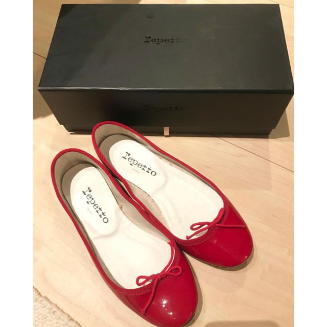 repetto バレエシューズ 赤 36