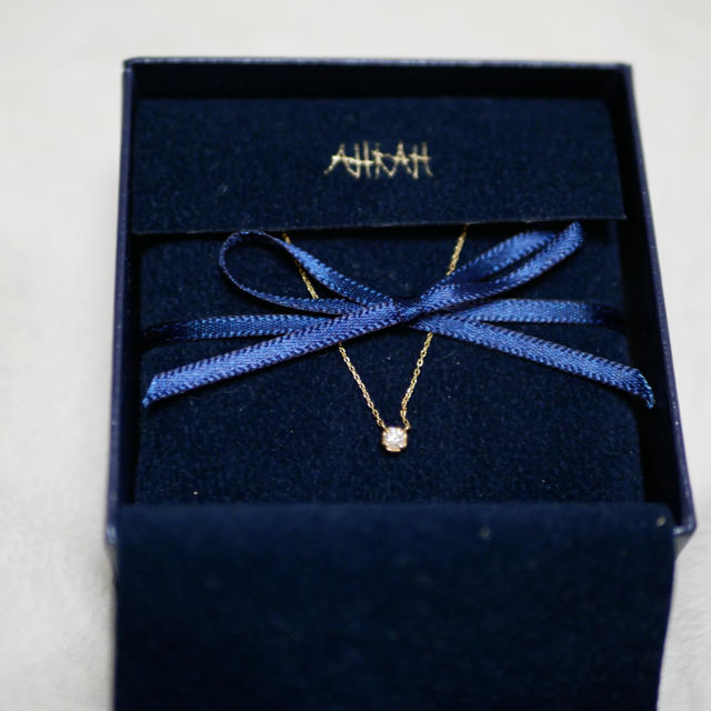 AHKAH(アーカー)のAHKAH 定番一粒ダイヤネックレス レディースのアクセサリー(ネックレス)の商品写真