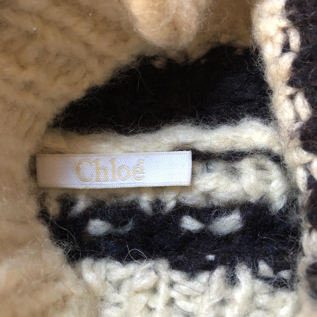 Chloe(クロエ)のクロエ モヘア ボーダー ニット S レディースのトップス(ニット/セーター)の商品写真