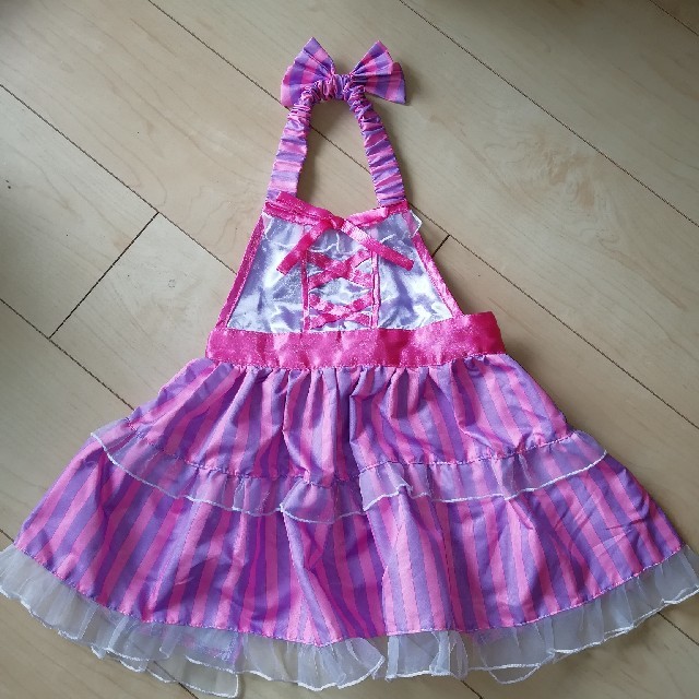 子供用ドレス　エプロン キッズ/ベビー/マタニティのキッズ服女の子用(90cm~)(その他)の商品写真