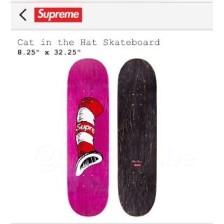 シュプリーム(Supreme)の[新品] supreme cat in the  hat skateboard(スケートボード)