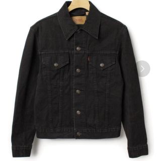 リーバイス(Levi's)のLevi's リーバイス デニムジャケット ブラック S(Gジャン/デニムジャケット)