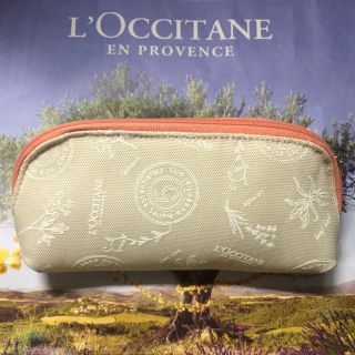 ロクシタン(L'OCCITANE)のロクシタン ノベルティ ポーチ ヘアマスク・オイル・ボディミルク6点サンプル付(ポーチ)