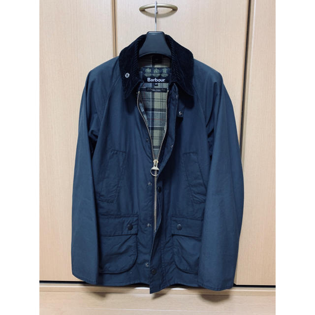 極美品/ウール】Barbour BEDALE SL ネイビー 36 - カバーオール