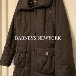 バーニーズニューヨーク(BARNEYS NEW YORK)の美品 バーニーズニューヨーク ダウン コート  ダークブラウン ゆったり(ダウンコート)