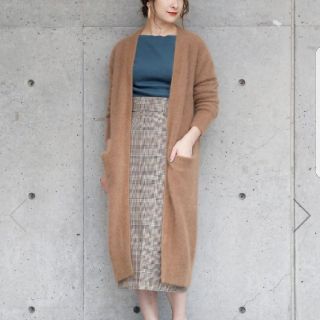 メルローズ(MELROSE)の2018　Liesse　ヘアリーニットロングカーディガン(カーディガン)