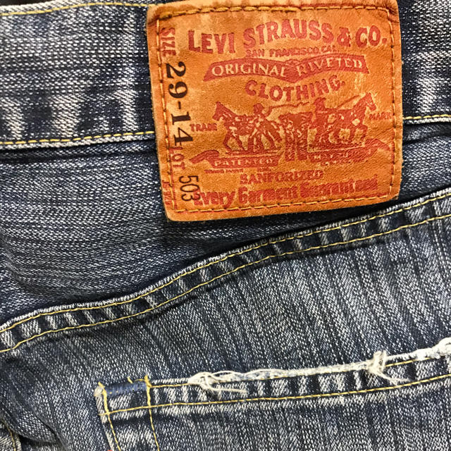 Levi's(リーバイス)のリーバイス　ジーパン　短パン　503　夏用　メンズ メンズのパンツ(デニム/ジーンズ)の商品写真