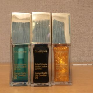 クラランス(CLARINS)の限定リップオイル３本セット(リップグロス)