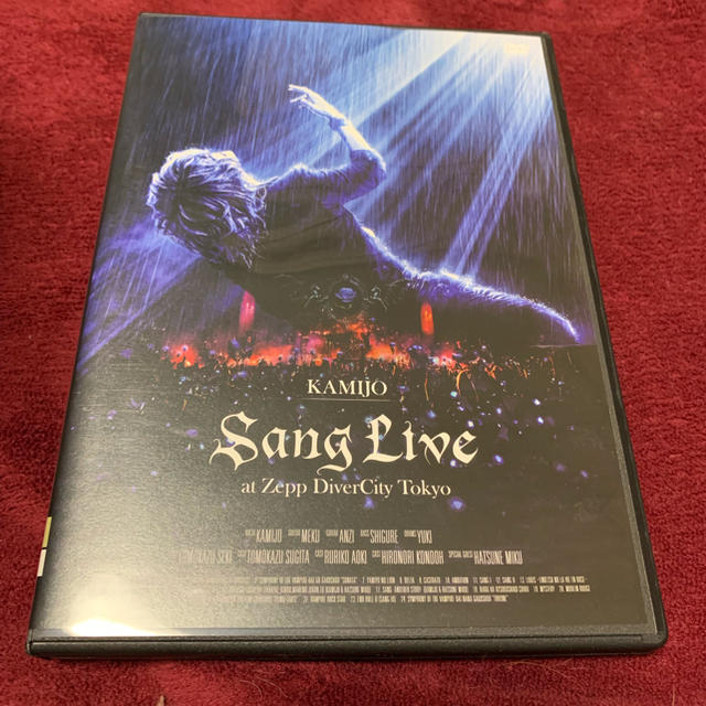 KAMIJO / Sang Live  DVD エンタメ/ホビーのDVD/ブルーレイ(ミュージック)の商品写真