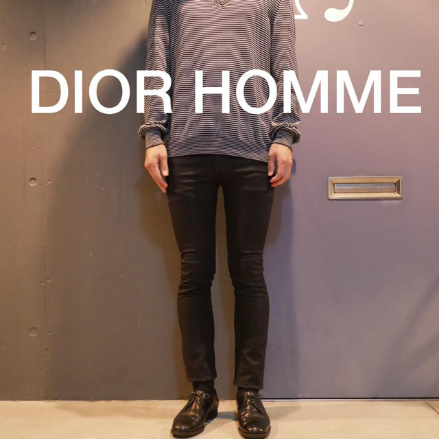 ねこ様専用 DIOR HOMME エディ期 スキニーデニム 黒