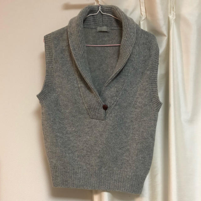 値下げ☆shawl collar vest