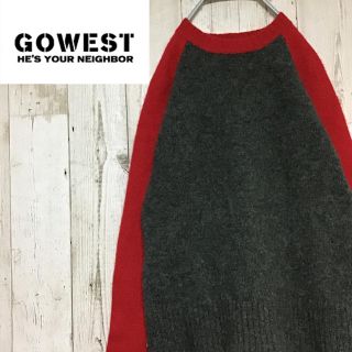 ゴーウエスト(GOWEST)の【ゴーウエスト】【袖切り替えし】【厚手 ニット/セーター】(ニット/セーター)