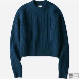 ユニクロ(UNIQLO)のUNIQLO U  チャンキーリブモックネックセーター(ニット/セーター)