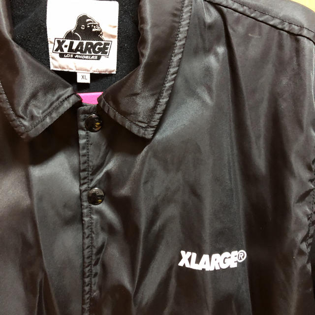 XLARGE(エクストララージ)のXLARGE ナイロンジャケット ブラック メンズのジャケット/アウター(ナイロンジャケット)の商品写真