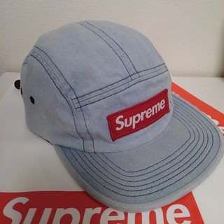 シュプリーム(Supreme)のレザーベルト　シュプリーム　キャンプ　キャップ　Box Logo　帽子　Hat (キャップ)