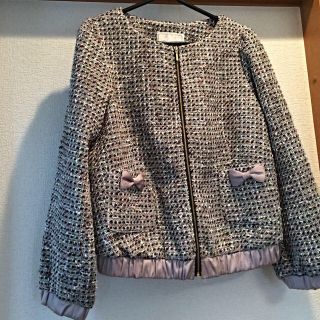 アナトリエ(anatelier)の新品♡クチュールBツイードジャケット♡(ノーカラージャケット)