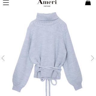 アメリヴィンテージ(Ameri VINTAGE)のAMERI BACK TUCK KNIT (ニット/セーター)