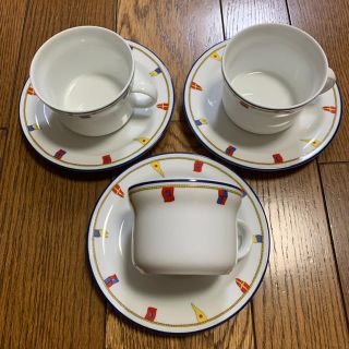 リチャードジノリ(Richard Ginori)のhaku様専用☆リチャードジノリ クリッパーのカップ＆ソーサー 2客セット(グラス/カップ)