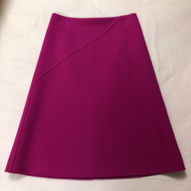 Drawer(ドゥロワー)のDrawer ドゥロワー メルトンピンク スカート サイズ34 美品 レディースのスカート(ロングスカート)の商品写真