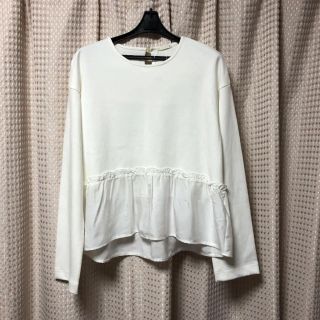 ジーユー(GU)のフリル トップス   M〜 Lぐらい  新品(チュニック)